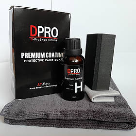 Рідке скло нанекераміка DPRO Type H 9H Premium Coating Nano Ceramic Нано Кераміка для авто Японія 30 мл