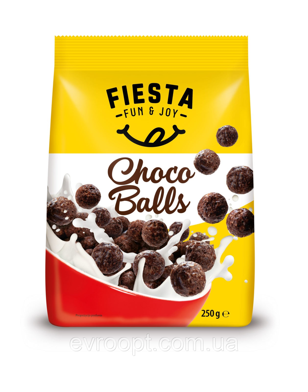 Сніданки шоколадні кульки Fiesta Choco Balls, 250 г, фото 1