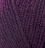 Нитки пряжа для в'язання напіввовна SUPERLANA MIDI СуперЛана Міді від ALIZE Алізе № 111 - слива