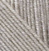 Нитки пряжа для в'язання напіввовна SUPERLANA MIDI СуперЛана Міді від ALIZE Алізе № 152 - беж меланж