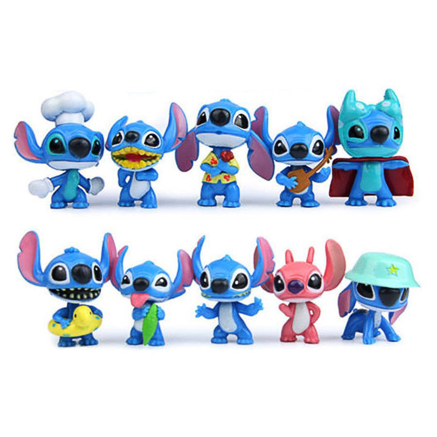 Набір фігурок Стіча з мультфільму "Ліло і Стіч" Lilo and Stitch