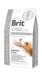 Brit GF Veterinary Diet Dog Grain Free Mobility 2 кг для суглобів з оселедцем, лососем, горохом і гречкою
