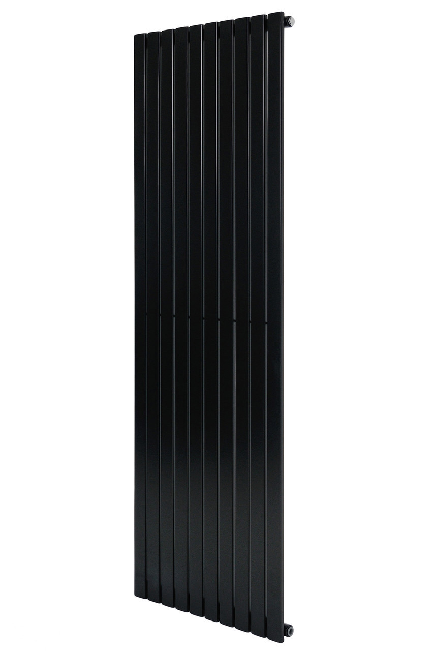 Вертикальний дизайнерський радіатор опалення ARTTIDESIGN Terni 10/1800/590 чорний матовий