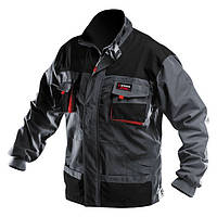 Куртка рабочая 80 % полиэстер, 20 % хлопок, плотность 260 г/м2, XXXL Intertool SP-3006