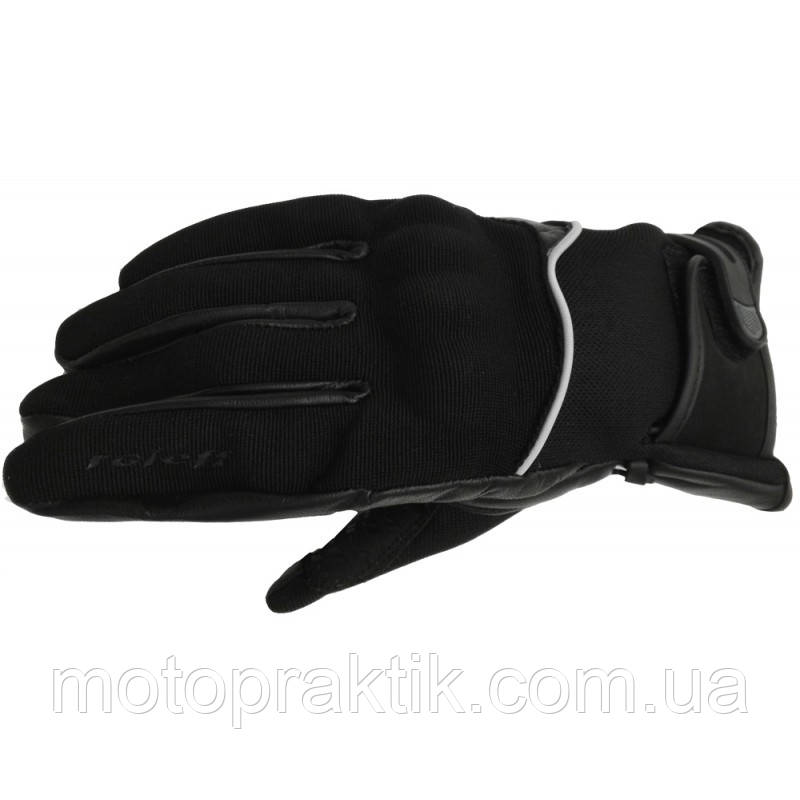 Roleff RO-20 Leather/Textile Gloves Black, M - Мотоперчатки летние с защитой - фото 3 - id-p233024234