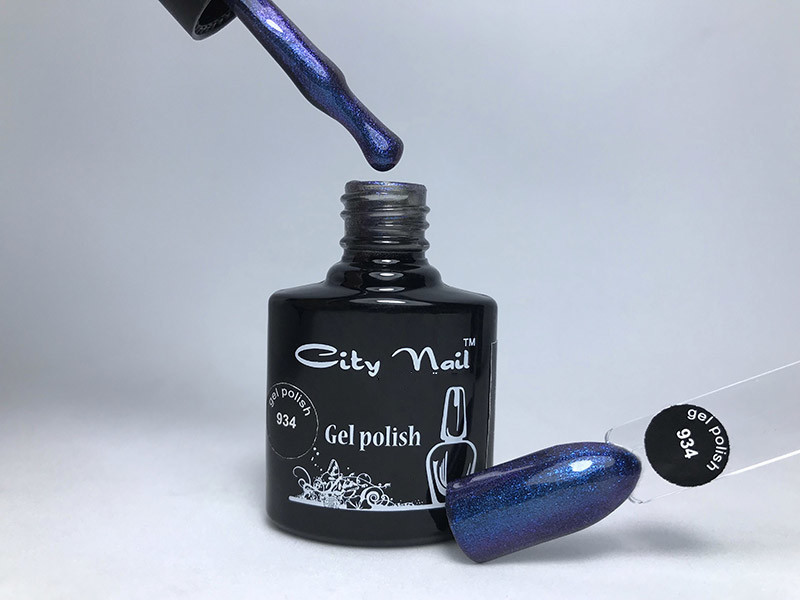 Гель-лак CityNail 934 синьо-фіолетовий (гель лак сливовий) 10 мл