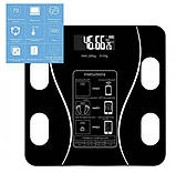 Смарт-ваги підлогові з застосунком на смартфон smart bluetooth body fat scale, фото 2