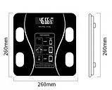 Смарт-ваги підлогові з застосунком на смартфон smart bluetooth body fat scale, фото 3