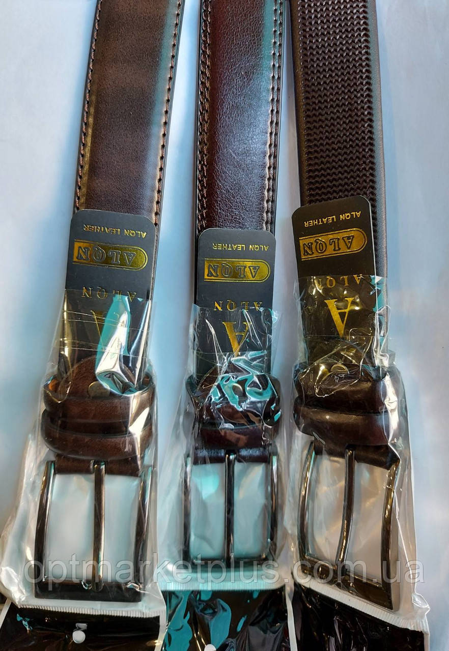 Ремінь чоловічий "Класичний", можливий мікс (35 мм) гуртом від складу 7 км Одеса