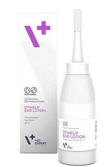 Засіб, лосьйон для промивання вух собак і кішок Офіфлеш VetExpert OtiFlush 125 мл