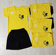 Комплект детский спортивный футболка+ шорты для сада и школы