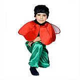 Детский костюм цветок Мак для мальчика карнавальный костюм мак размер: 110-116, 118-124, 126-134, фото 2
