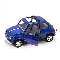 Машинка KINSMART Fiat 500 1:24 синий KT5004W