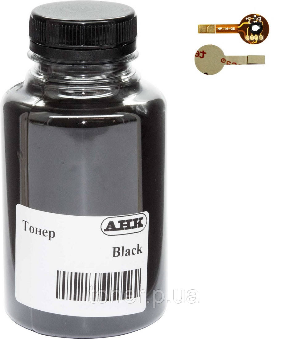 Тонер + девелопер + чип АНК Black 360 г (3203844)