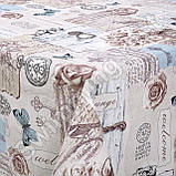 Скатертину на стіл лляна бавовняна 150*220 см на обідній стіл "Лібрето", фото 2