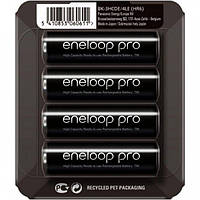 Акумулятори AA Eneloop Pro 2500 мА·год (BK-3HCDE/4LE) Sliding Pack, 4 шт.