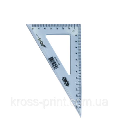 Косинець 140 мм, 90°/60°, тонований, асорті, SMART Line, фото 1