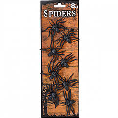 Набір павуків гумових 8шт арт.98564