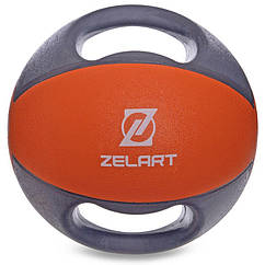 Медбол Zelart Medicine Ball 6 кг з ручками (FI-2619-6)