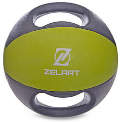 Медбол Zelart Medicine Ball 5 кг з ручками (FI-2619-5)
