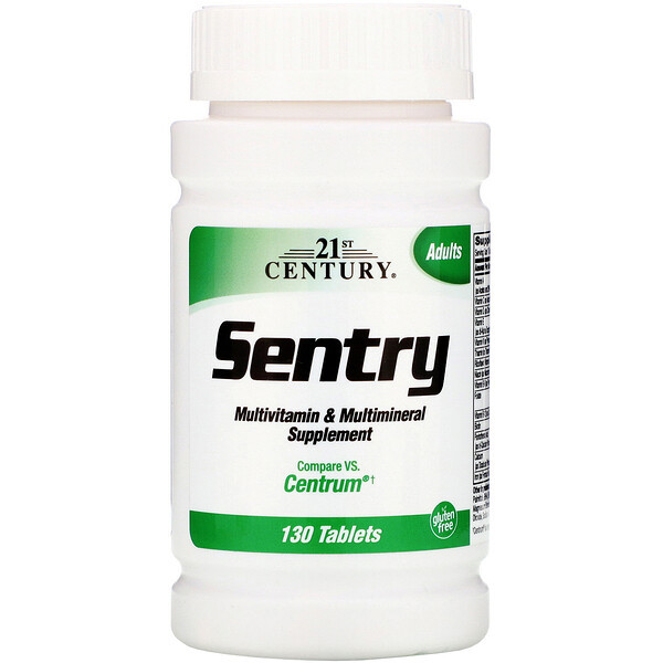 Вітаміни 21st століття SENTRY Multivitamin & Multimineral Supplment 130 таблеток
