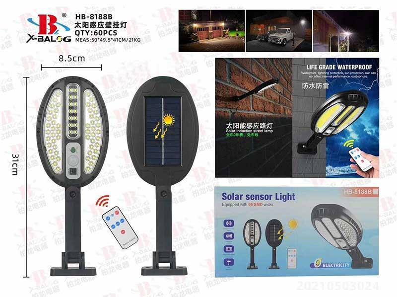 Лампа діодна Bailong Solar день-ніч BL-HB-8188A-96COB 60шт 8890, фото 1