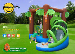Дитячий надувний батут для дому "Веселі джунглі"