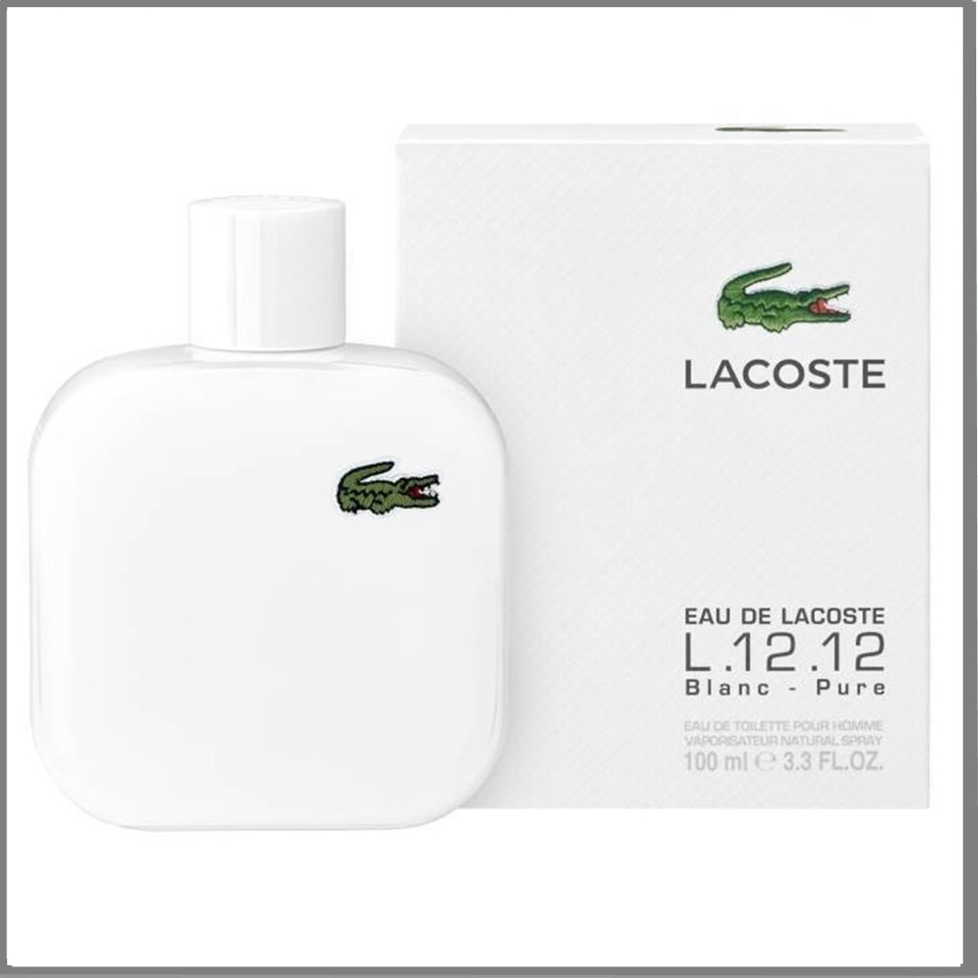 Lacoste Eau de Lacoste 12.12 Blanc туалетная вода 100 ml. (Лакост Еу Де Л.12.12 Бланк), фото 1