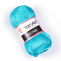 Yarnart Begonia бирюза №0008