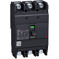 Автоматичний вимикач EZC250N, Iн = 250 Ампер, 380 В, 3 полюси, 25 кА, серії Easypact