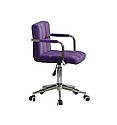 Крісло Arno-Arm Modern CH-Office пурпурний велюр В-1013, фото 2