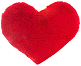 М'яке плюшеве серце-подушка 50 см Велика валентинка Романтичний подарунок коханій дівчині, фото 2