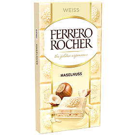 Шоколад Ferrero Rocher Haselnuss White Chocolate 90g