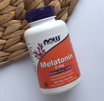 Мелатонін для сну NOW Melatonin 5 mg 180 капс