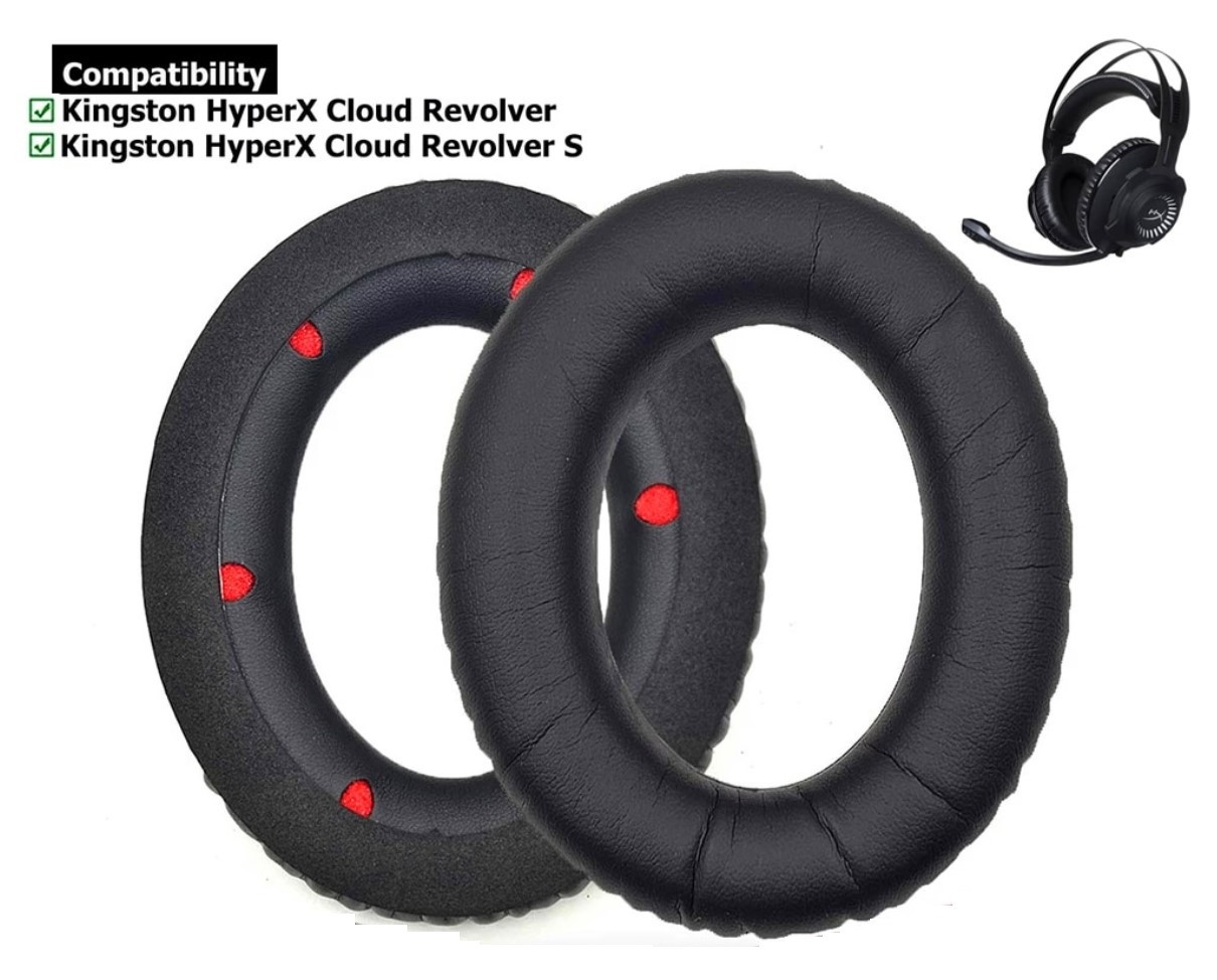 Амбушури Kingston HyperX Cloud Revolver HyperX Cloud Revolver S RED, фото 1
