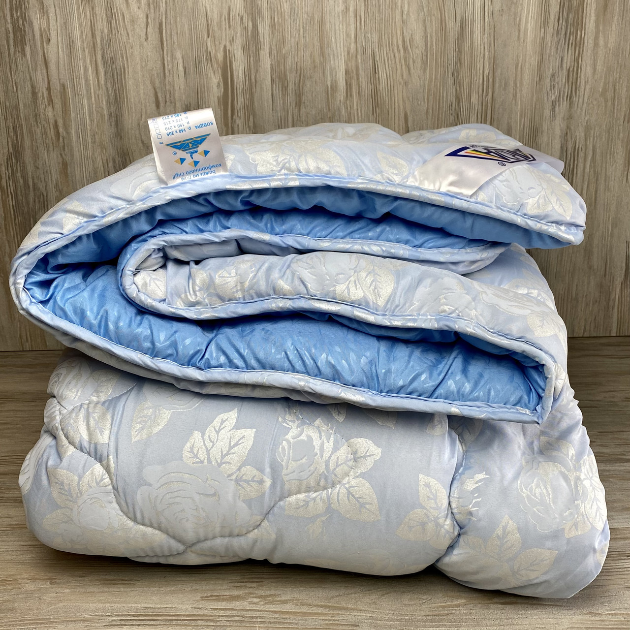 Стьобана тепла ковдра на холлофайбері Арда двуспального розміру 175*215 см., фото 1