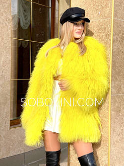 Шуби з хутра лами