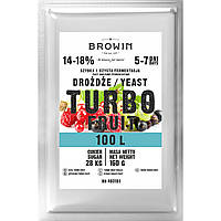 Дрожжи винные фруктовые Browin Turbo Fruit 160 г. на 100 л. 403151