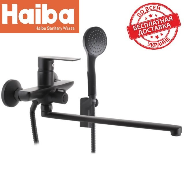 Змішувач для ванни Haiba Alex 006 Euro Black