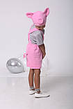 Дитячий карнавальний костюм для хлопчика «Порося» на зріст 104-110, 110-116 см, рожевий, фото 2