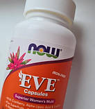 Мультивітаміни для жінок NOW Foods Eve 120 вег капс, фото 5