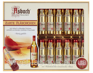 Шоколадні пляшечки Asbach Dark Chocolate 20s 250 g