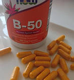 Вітамін В комплекс NOW B-50 Complex 100 капс, фото 7