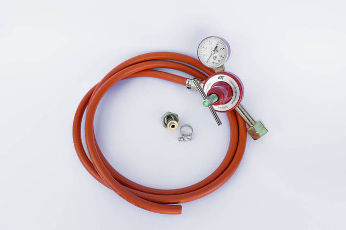 Комплект шланг с редуктором БПО-5-3 для газовых баллонов длина 2 м GR3 ...