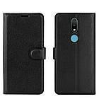 Чохол-книжка Litchie Wallet для Nokia 2.4 Black, фото 3