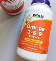 Жирные кислоты Омега 3-6-9 NOW Foods Omega 3-6-9 250 капс рыбий жир