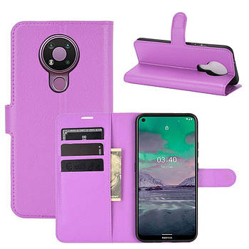 Чохол-книжка Litchie Wallet для Nokia 3.4 Violet