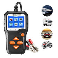 Konnwei KW650 тестер акумулятора автомобіля, діагностика АКБ Акумуляторний тестер