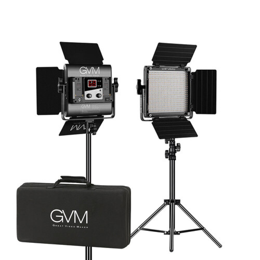 Набір постійного LED-відеосвітла GVM 560AS (3200-5600K) х2 / (на складі)