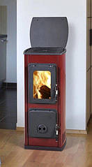 Піч-камін Thorma MILANO II b Бордовий